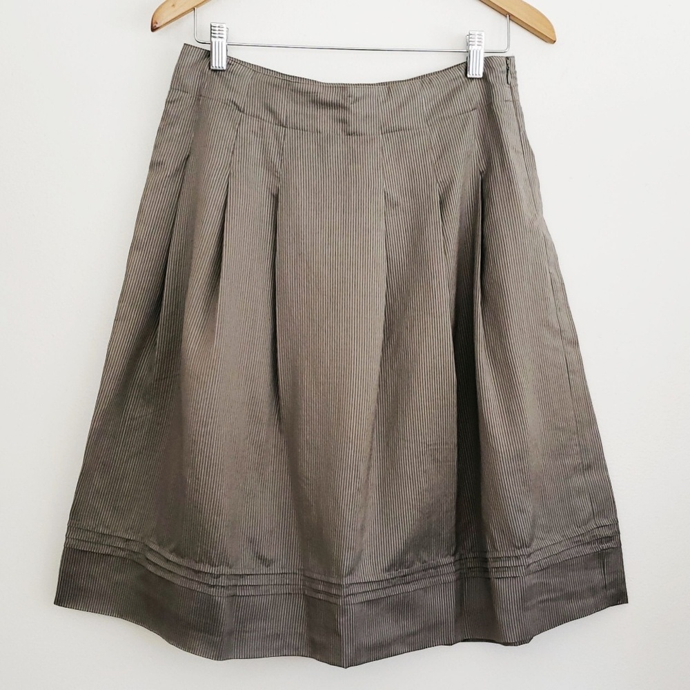 Banana Republic Pinstriped Silk Skirt - NWT - 6